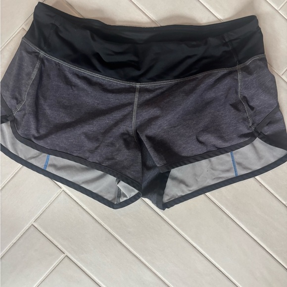 lululemon athletica Black and Gray Athletic Shorts - Picture 1 of 2